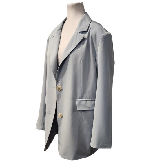 Blue oversized blazer - Picture 2 of 3